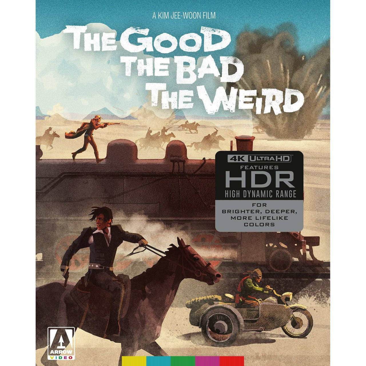 The Good The Bad The Weird limited edition 4K UHD Blu-Ray with slipcase and extras by Arrow Video USA