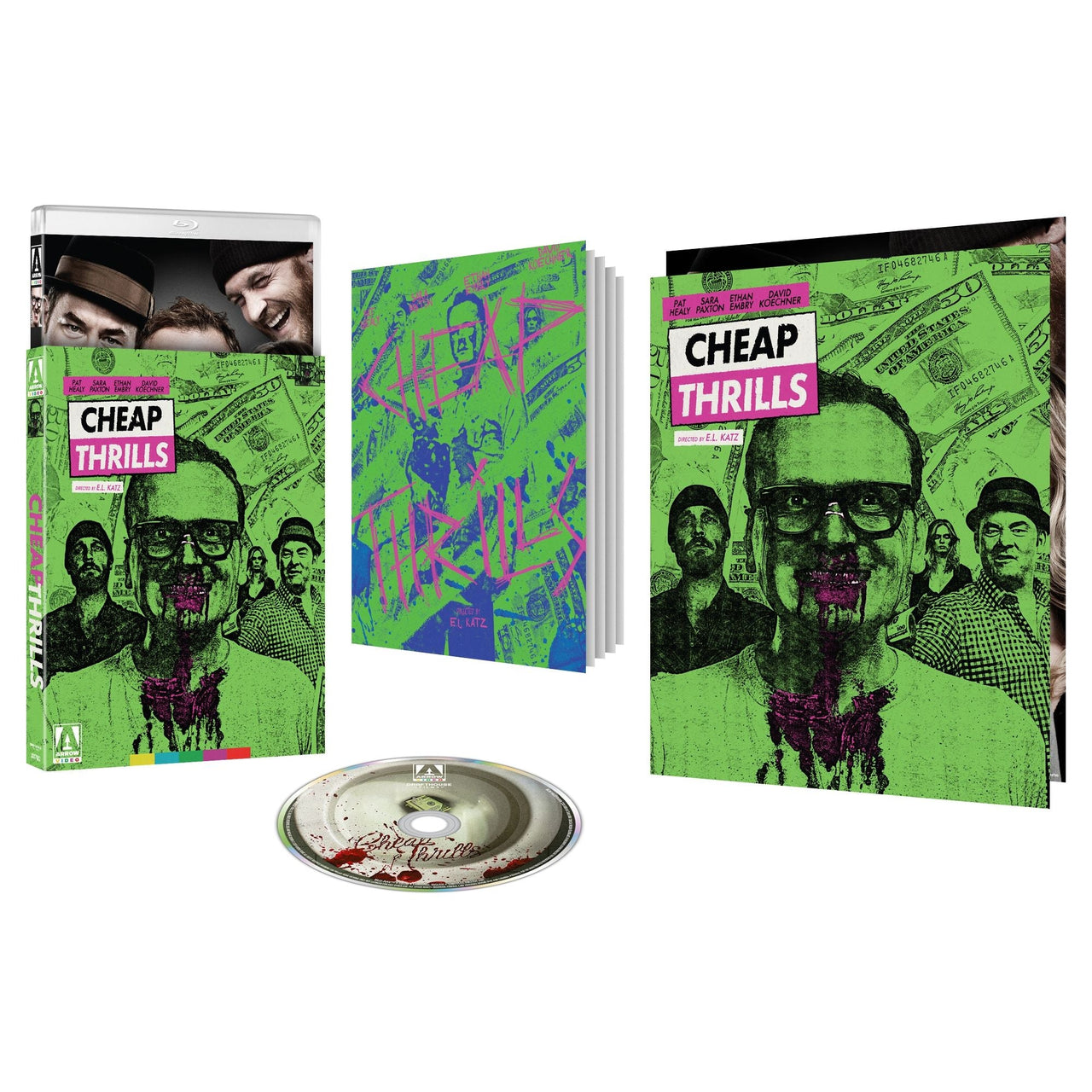 PRE-ORDER: Cheap Thrills Blu-Ray w/ Slipcover + Extras (Arrow Video US)