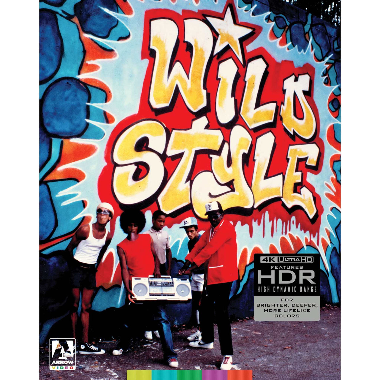 Wild Style Limited Edition 4K UHD Blu-Ray CD with graffiti art cover and hip-hop culture visuals