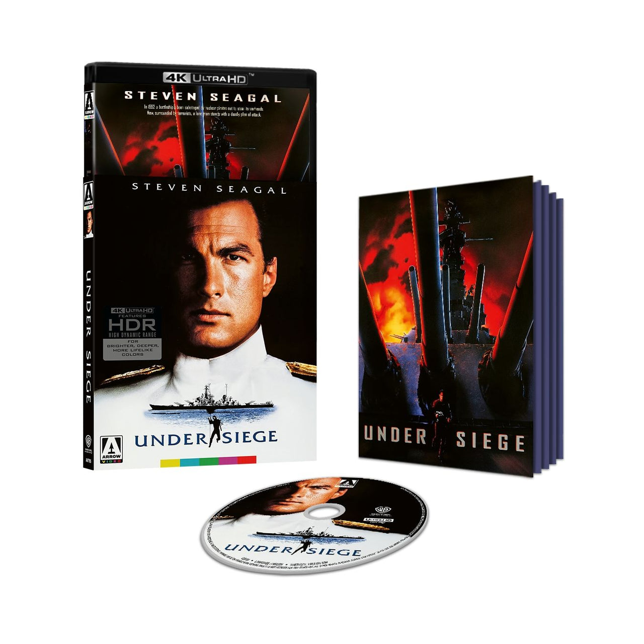 PRE-ORDER: Under Siege 4K UHD w/ Slipcover + Booklet (Arrow Video US)