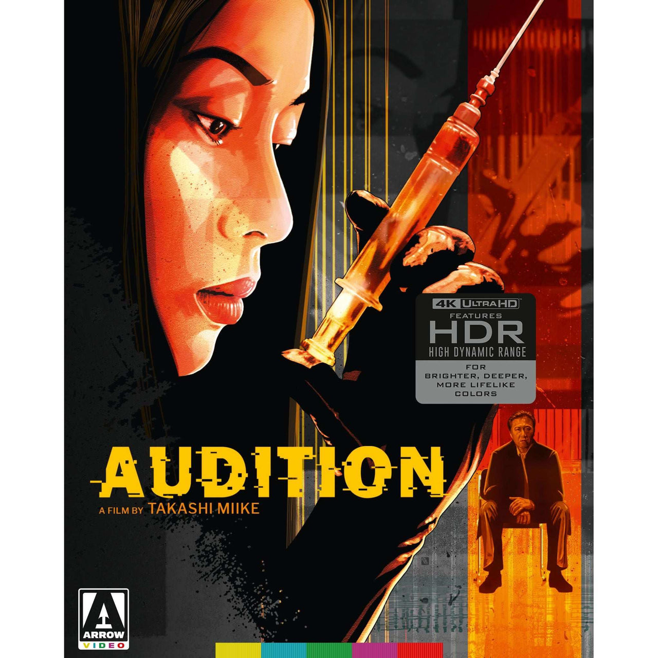 Audition 4K UHD Limited Edition slipcover and booklet pre-order release by Arrow Video US