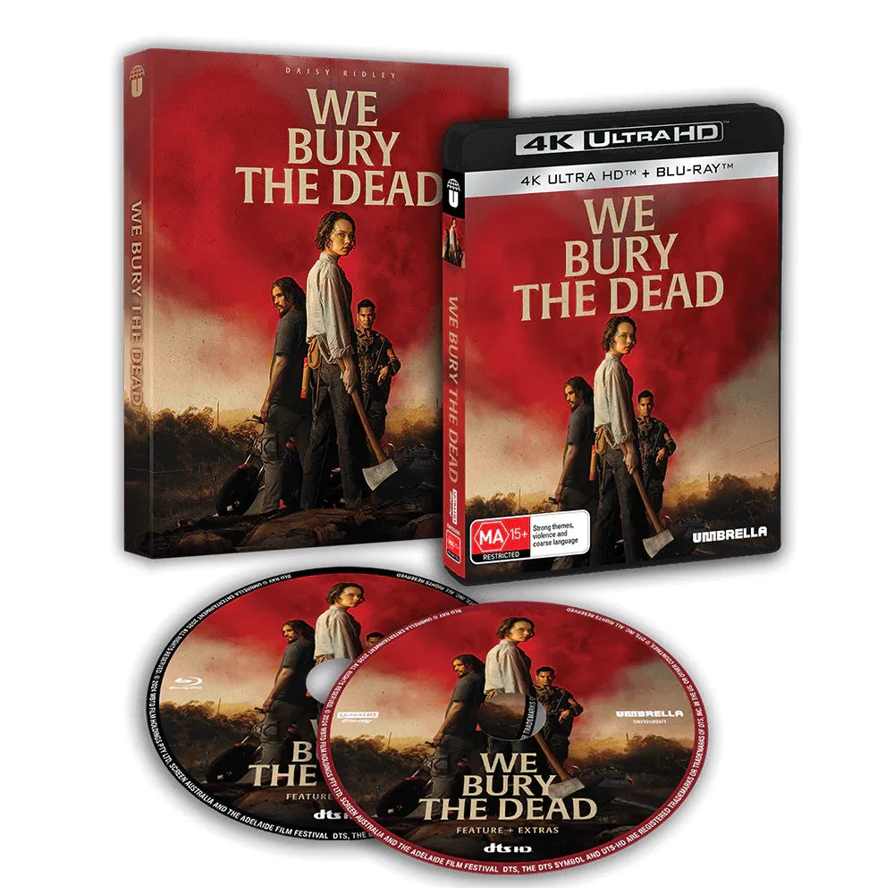 We Bury the Dead 2025 4K UHD Blu-Ray limited edition slipcover pre-order cover