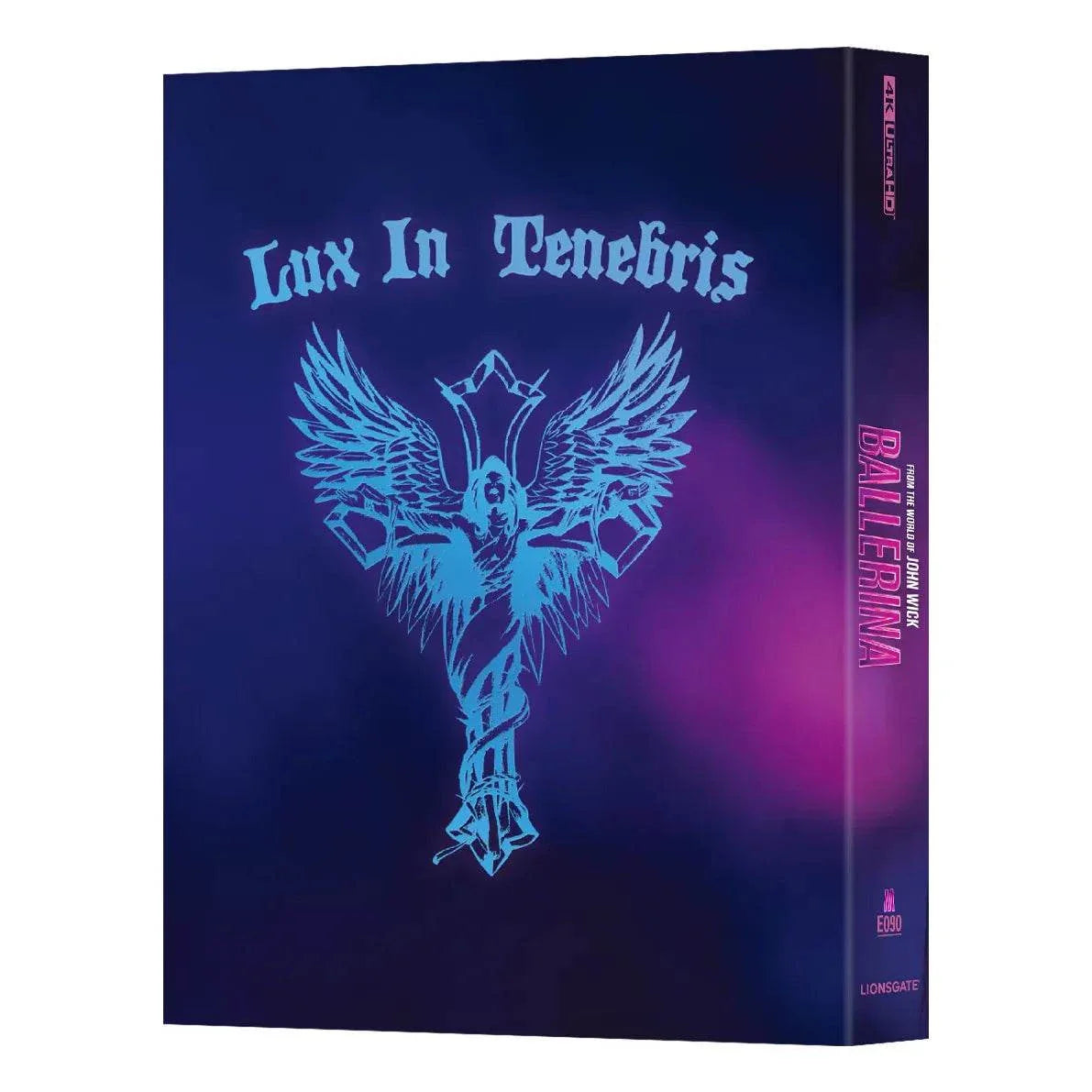 Full slip steelbook of From the World of John Wick: Ballerina 4K UHD + Blu-Ray pre-order edition with exclusive design and numbered packaging