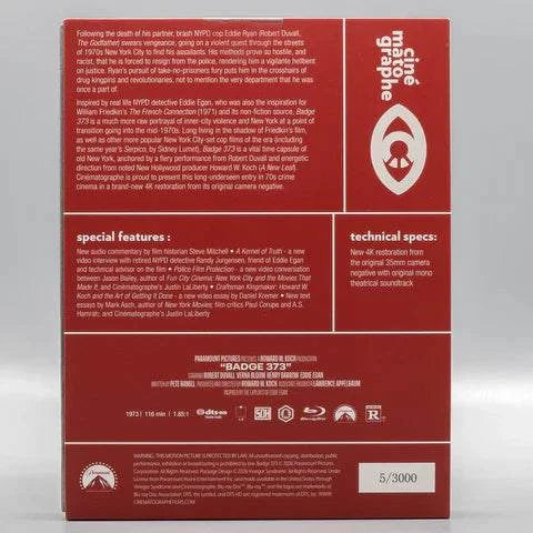 Pre-order Badge 373 Blu-Ray with limited edition MediaBook slipcase and 4K restoration