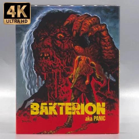 Bakterion 4K UHD Blu-Ray limited edition slipcover by Vinegar Syndrome pre-order