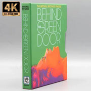 Mitchell Brothers Film Group Behind the Green Door limited edition 4K UHD slipcase with vibrant cover art
