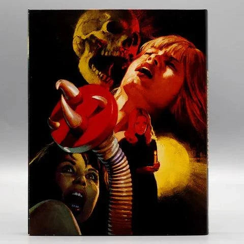 Vinegar Syndrome Bloodstained Italy 3-Disc Blu-Ray set with horror-themed slipcover artwork
