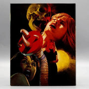 Vinegar Syndrome Bloodstained Italy 3-Disc Blu-Ray set with horror-themed slipcover artwork