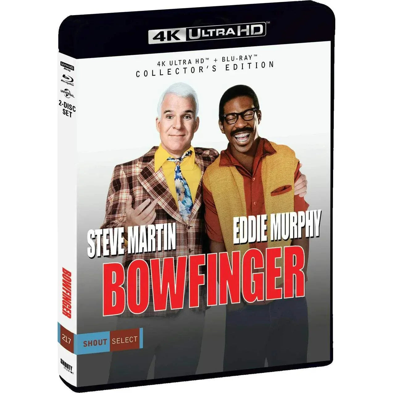 PRE-ORDER Bowfinger Collector's Edition 4K UHD Blu-Ray with slipcover Shout Select
