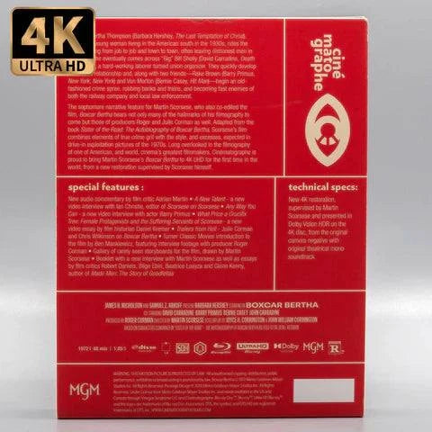 Boxcar Bertha 4K UHD Limited Edition Slipcase and Mediabook Set