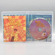 Boys Go to Jupiter Blu-Ray disc and limited edition slipcover case open showing colorful cover art and disc design