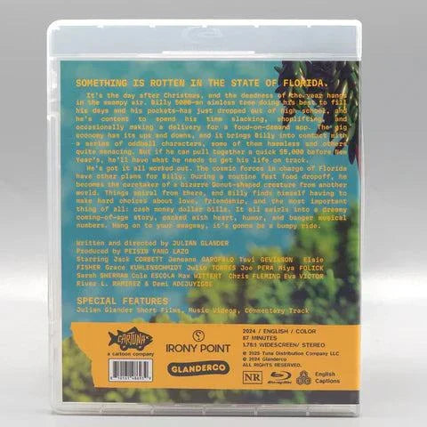 Boys Go to Jupiter Blu-Ray with limited edition slipcover featuring surreal Florida suburban animated coming-of-age story by Julian Glander