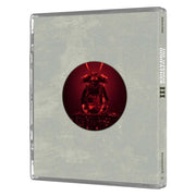The Japanese Godfather Trilogy Blu-ray set with rigid slipcase and booklet showing samurai warrior artwork