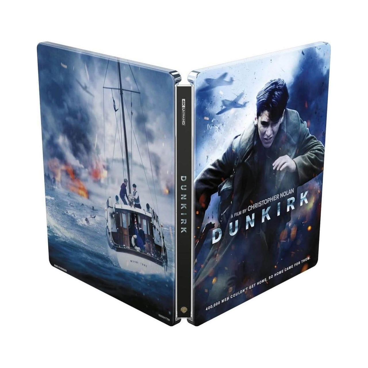 Dunkirk 2017 Limited Edition Steelbook 4K Ultra HD Blu-Ray pre-order Warner Bros UK