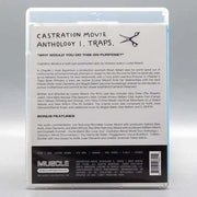 Castration Movie Anthology I. Traps Blu-Ray cover art featuring bold title and film details for pre-order.
