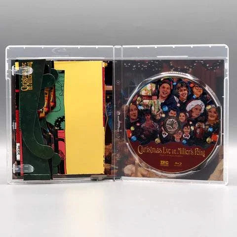 Christmas Eve In Miller's Point Blu-Ray with limited edition slipcover featuring family holiday artwork and special edition booklet inside case
