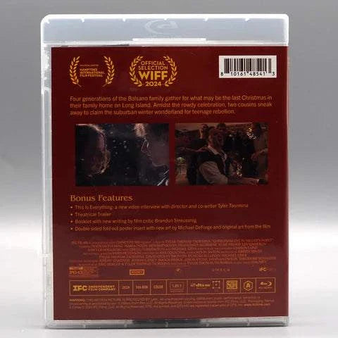 Christmas Eve In Miller's Point Blu-Ray back cover showing film synopsis and bonus features info