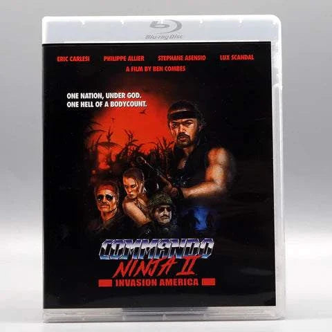Commando Ninja 2 Blu-ray cover featuring action cast and bold title design