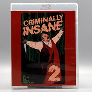Criminally Insane 2 Blu-Ray with slipcover featuring movie artwork.