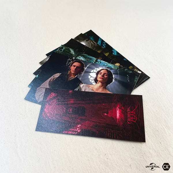 Crimson Peak Blu-Ray limited edition art cards featuring movie scenes and characters