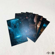 Crimson Peak Blu-Ray limited edition art cards featuring dark gothic scenes from the movie