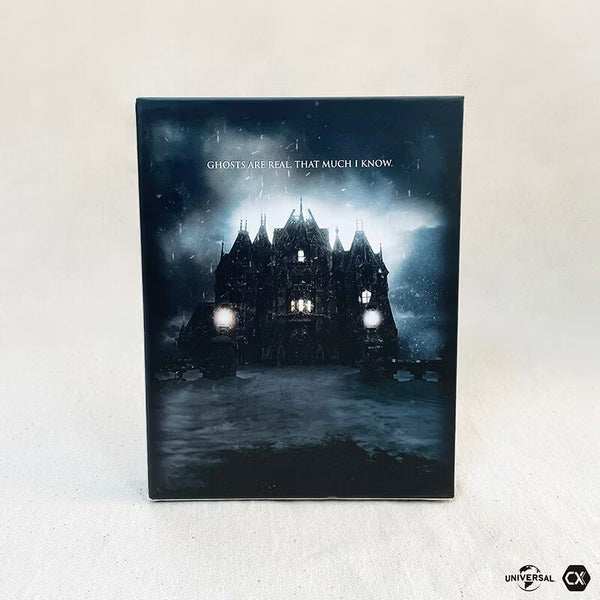 Crimson Peak Blu-Ray limited edition full slip with steelbook and art cards showing dark haunted mansion cover