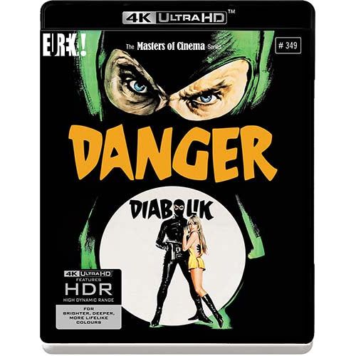 Danger Diabolik limited edition 4K UHD and Blu-ray set with hardcase and booklet pre-order box set