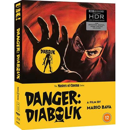 Danger Diabolik limited edition 4K UHD and Blu-Ray set with hardcase and booklet