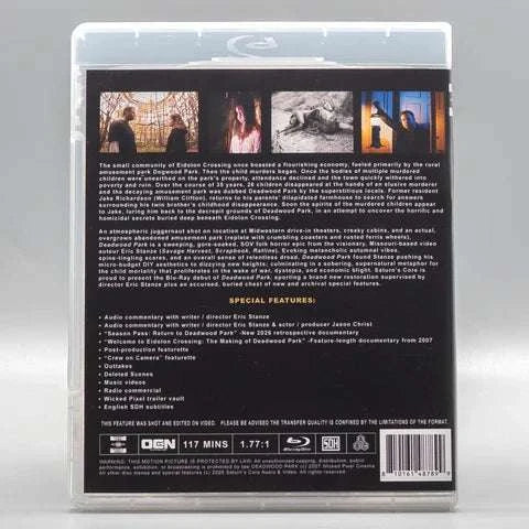 Deadwood Park Blu-Ray with limited edition slipcover pre-order packaging and details