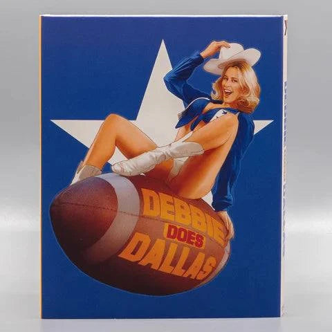 Debbie Does Dallas Blu-Ray with limited edition slipcover and 4K restoration pre-order cover