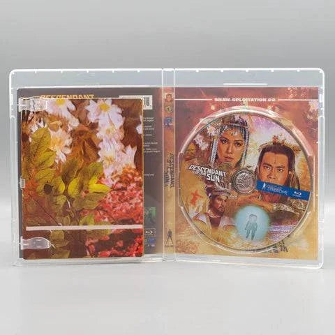 Vinegar Syndrome Archive Descendant of the Sun Blu-ray with limited edition numbered slipcase and double-sided poster