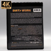 Vinegar Syndrome Dirty Work 4K UHD Blu-Ray with Slipcase packaging.