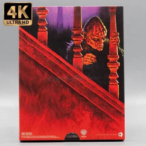 Don't Be Afraid of the Dark 4K UHD Blu-ray limited edition slipcase cover with horror creature illustration