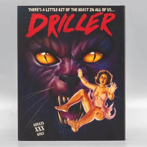 Limited edition slipcover for ADULTS ONLY - Driller Blu-Ray by Wild Eye Releasing