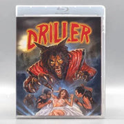 Limited edition slipcover for ADULTS ONLY Driller Blu-Ray by Wild Eye Releasing