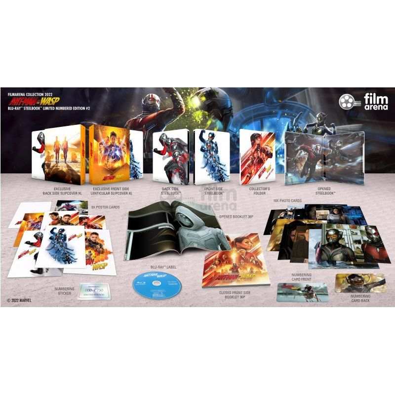 Ant-Man and The Wasp Blu-ray SteelBook one-click edition with exclusive packaging and collectible cards