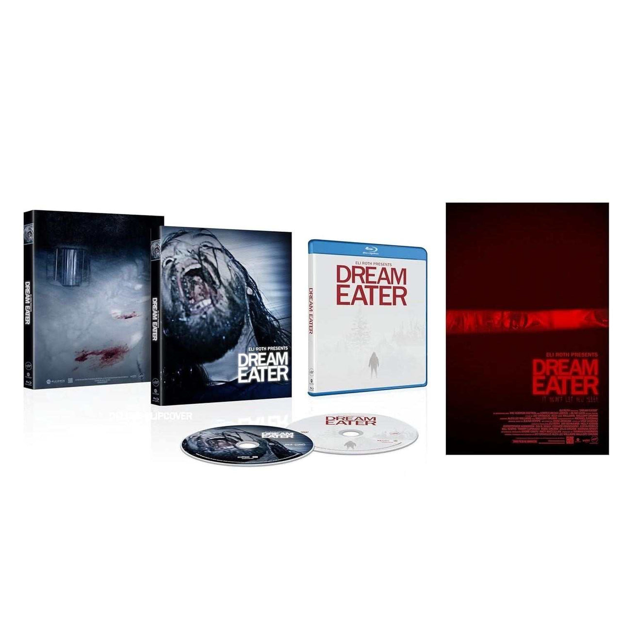 Dream Eater Blu-Ray pre-order with slipcover and poster, horror movie special edition