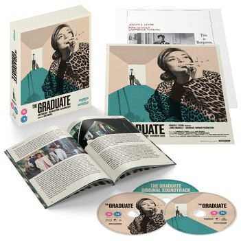The Graduate Limited Collectors Edition 4K Ultra HD and Blu-Ray set with CD, slipcase, booklet, and posters
