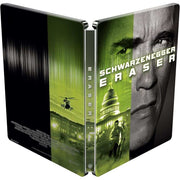 Eraser Limited Collectors Edition Steelbook 4K UHD Blu-Ray with rigid slipcase and extras Warner Bros UK pre-order