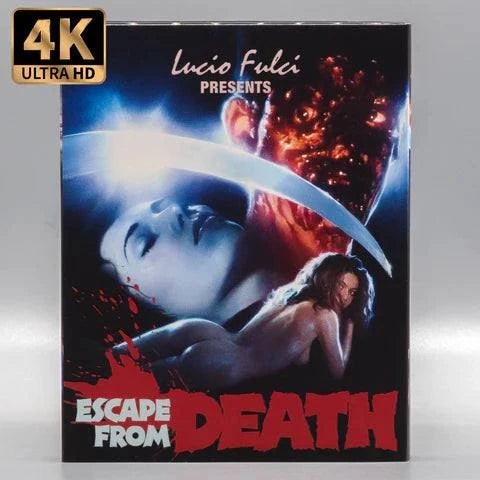 PRE-ORDER Escape from Death 4K UHD Blu-Ray limited edition slipcover Vinegar Syndrome