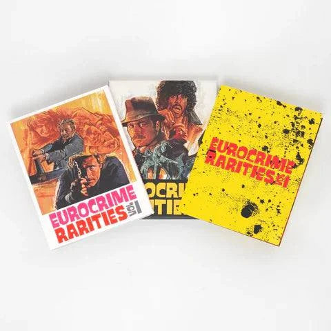 PRE-ORDER Eurocrime Rarities Volume 1 Blu-ray limited edition slipcase slipcover Vinegar Syndrome Labs