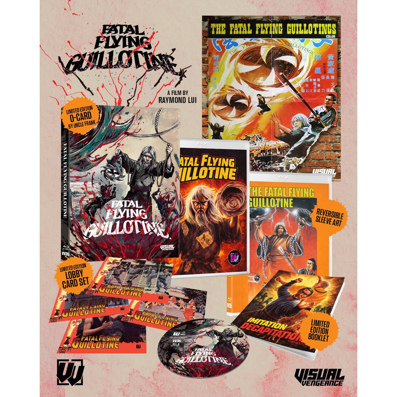 PRE-ORDER: Fatal Flying Guillotine [Visual Vengeance Collector's Edition] Blu-Ray w/ Slipcover + Extras