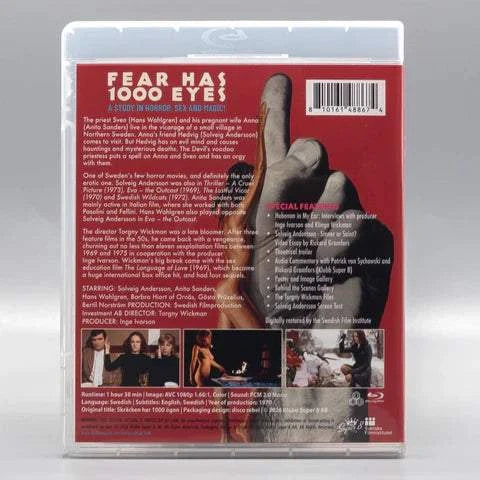 Fear Has 1,000 Eyes Blu-Ray with limited edition slipcover pre-order cover image