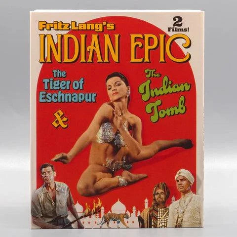 Fritz Lang's Indian Epic limited edition Blu-Ray slipcover featuring The Tiger of Eschnapur and The Indian Tomb