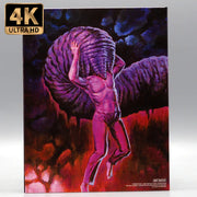 4K Ultra HD cover of Vinegar Syndrome's "From Beyond" featuring surreal artwork of a humanoid creature.