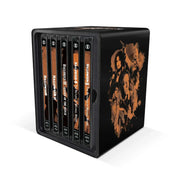 Halloween I – V 4K UHD and Blu-ray limited edition steelbook collection set with original horror movie artwork and embossed spine designs