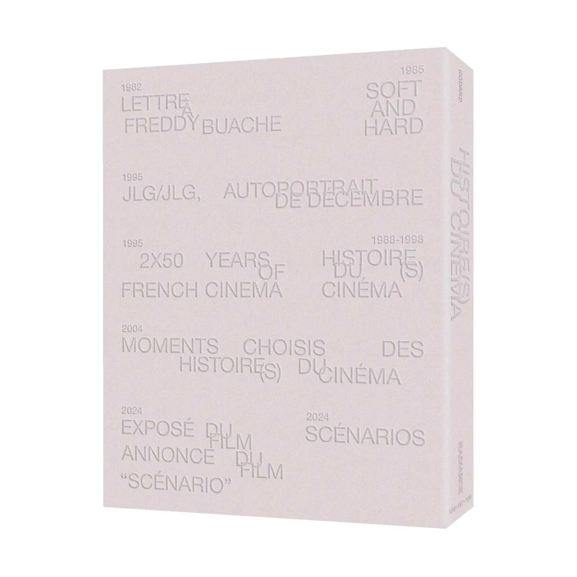 Histoire(s) du cinéma Blu-Ray limited edition box set by Jean-Luc Godard Region B pre-order