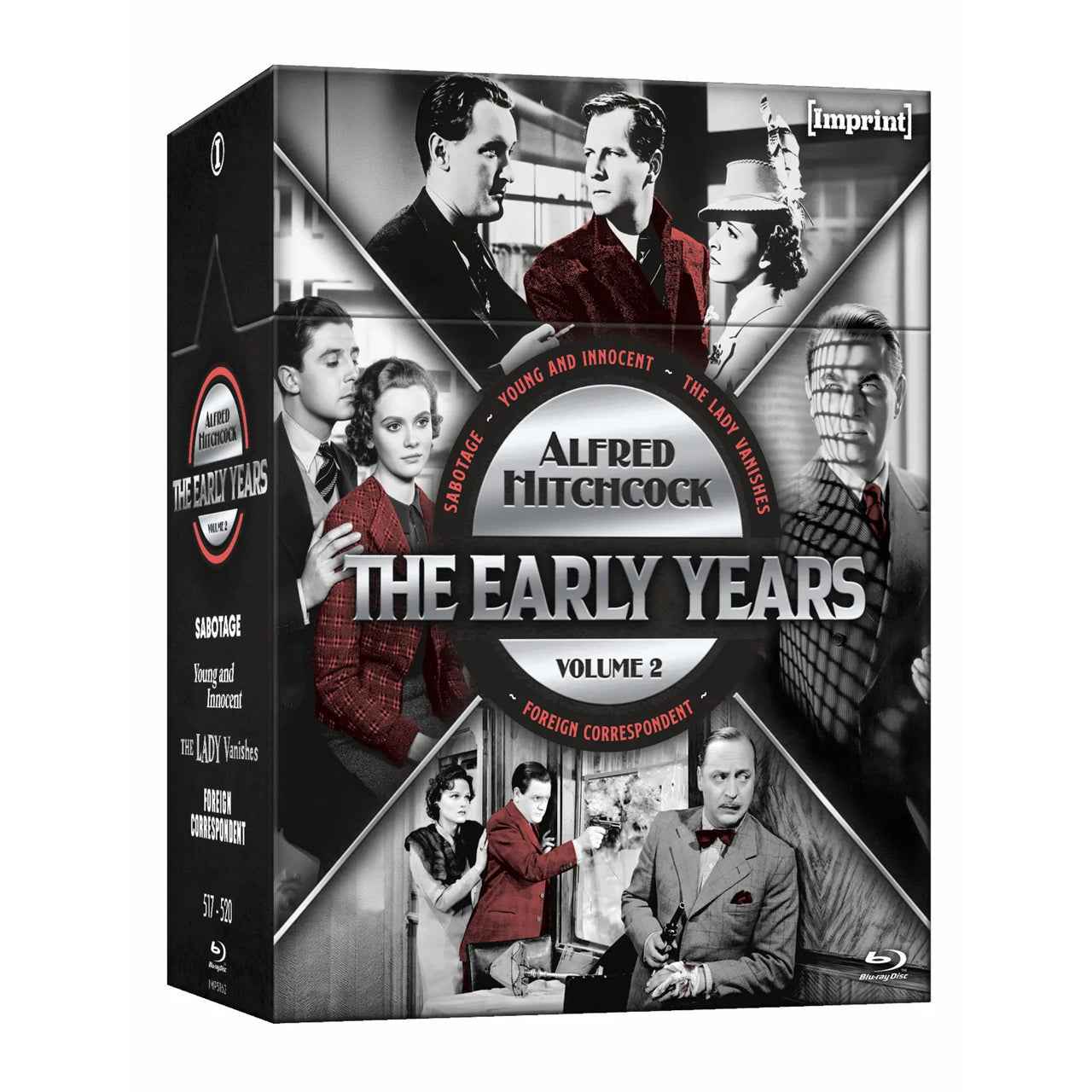 PRE-ORDER: Hitchcock: The Early Years – Volume Two (1936 – 1940) Blu-Ray Limited Edition Hardbox (Imprint Films) [REGION FREE]