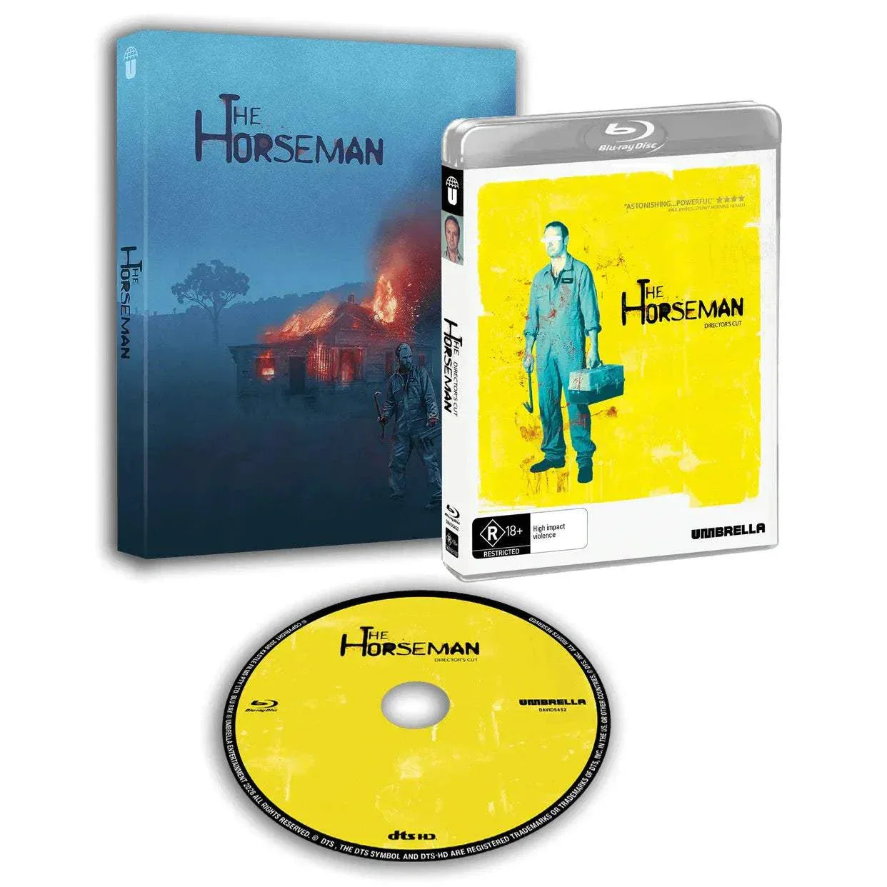 The Horseman Directors Cut 2008 Blu-Ray with limited edition slipcover and disc by Umbrella Entertainment