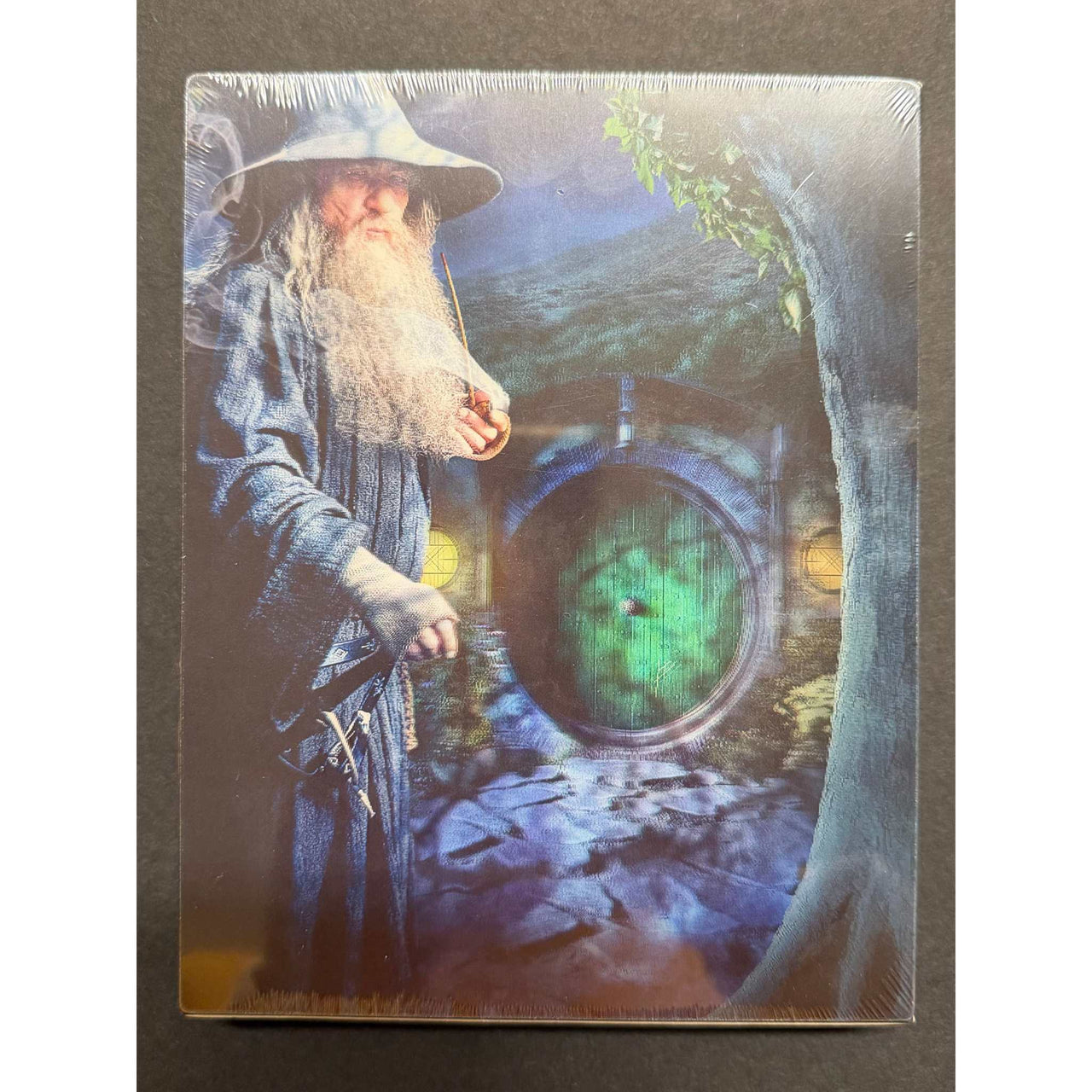 The Hobbit An Unexpected Journey 4K UHD double lenticular steelbook limited edition with Gandalf and Hobbit hole door cover